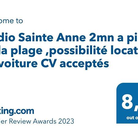 Studio Sainte Anne 2Mn A Pieds De La Plage ,Possibilite Location De Voiture Exterior photo